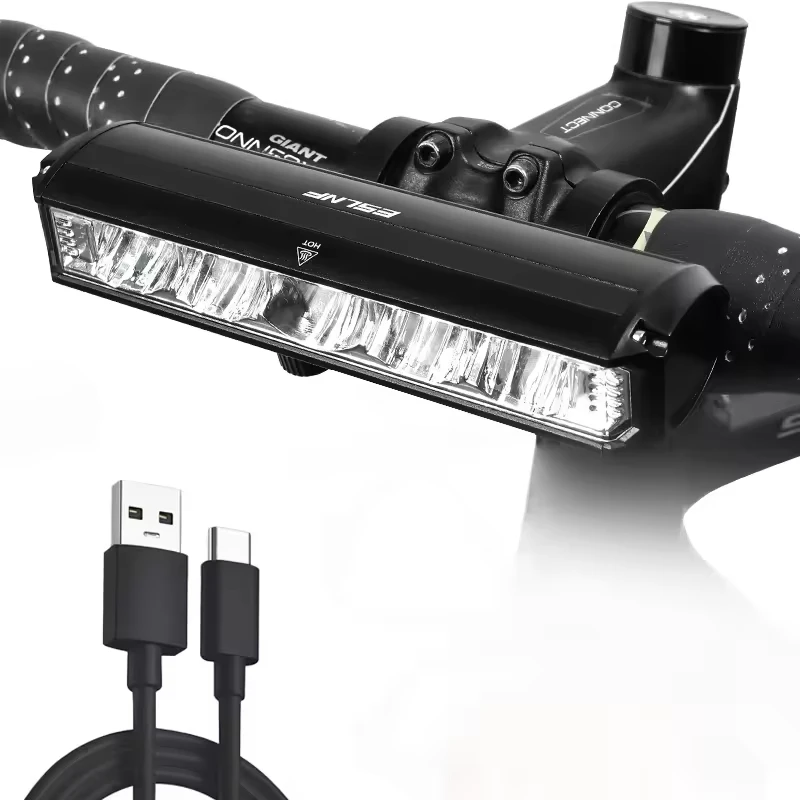 AliExpress Ultra Bright Waterproof Rechargeable LED Bicycle Headlight Aluminum Alloy Flashlight for Cycling Safety