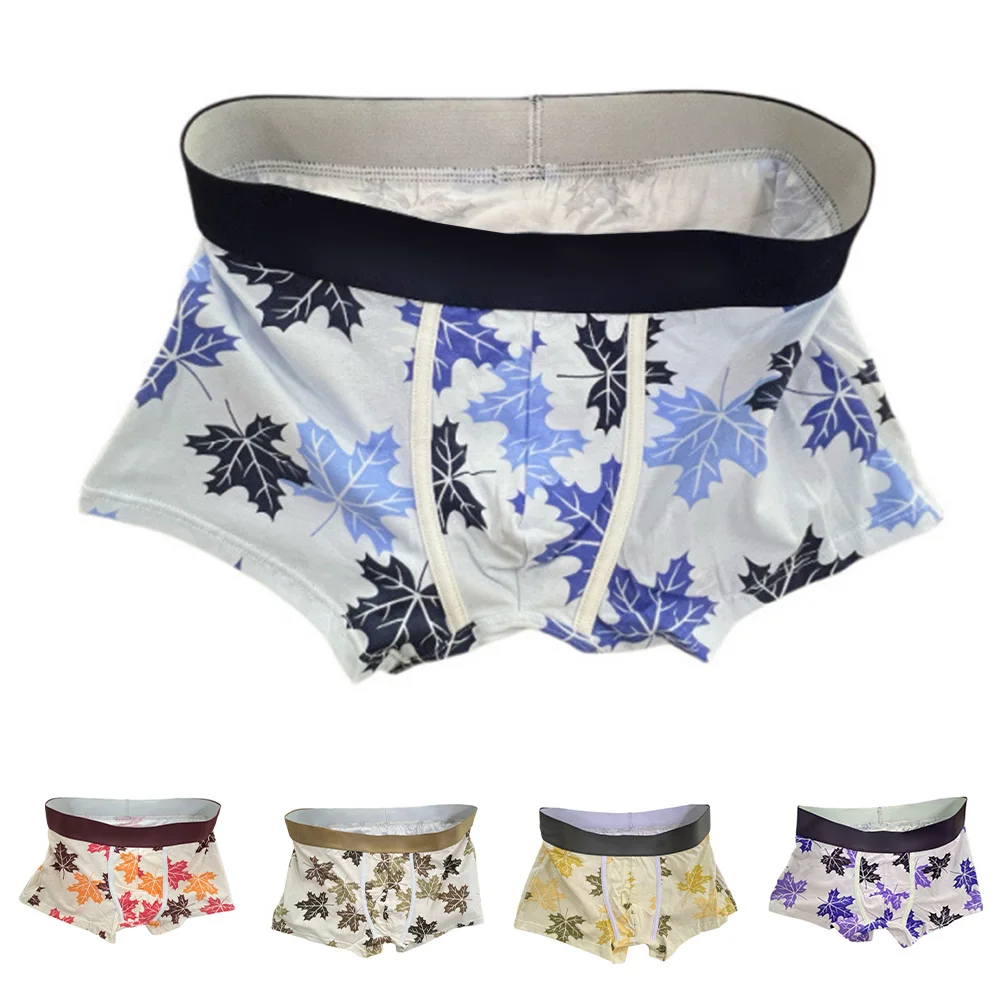 

Мужские мягкие дышащие трусы-боксеры с принтом, удобные и стильные мужские трусы