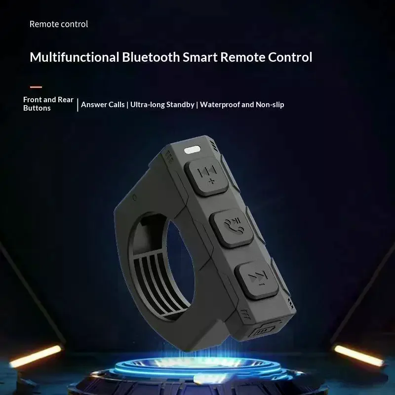 Motorcycle Handlebar Wireless Control Remote Button Easy Operation User-friendly Media Controller for Motorbike Beginner Riders view 4
