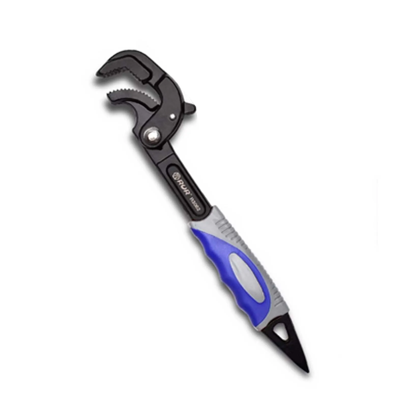

Universal Adjustable Pipe Wrench - High Carbon Steel Plumbing Pliers with Spring Reset for Bathroom & Pipe Work