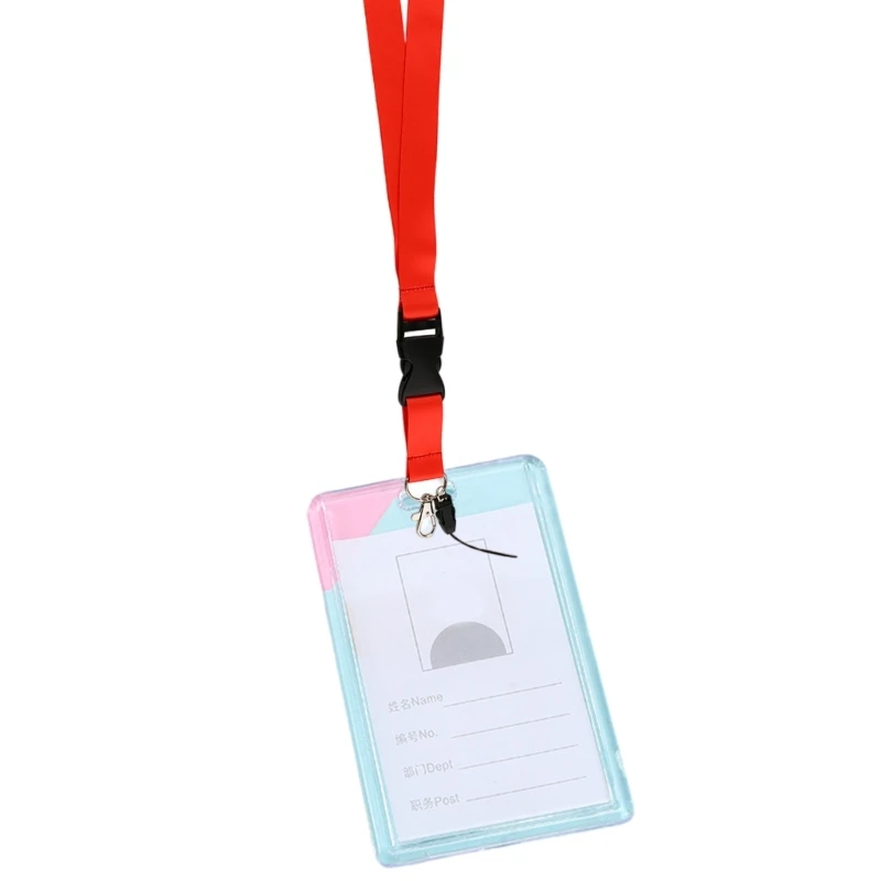 Шейный ремешок с безопасным отрывом для держателя ключ-карты Регулируемый ремешок для бейджа