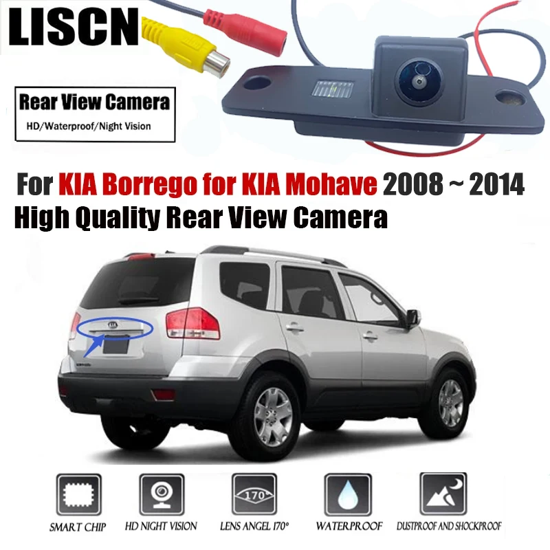 

HD Rear Camera For KIA Borrego for KIA Mohave 2008 2009 2010 2011 2012 2013 2014 Night Vision Backup Parking Reversing Camera