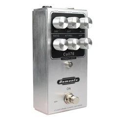 Demonfx call76 compacto baixo efeito pedal alta quantidade baixo compressor novo