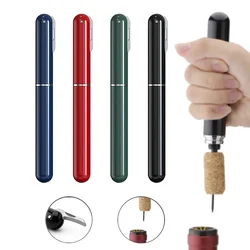Air Pump Wine Opener Pen Shape Portable Can Bottle Openers Kitchen Tools Bar Accessories Gadget Safe Foil Cutter Bottle Stopper