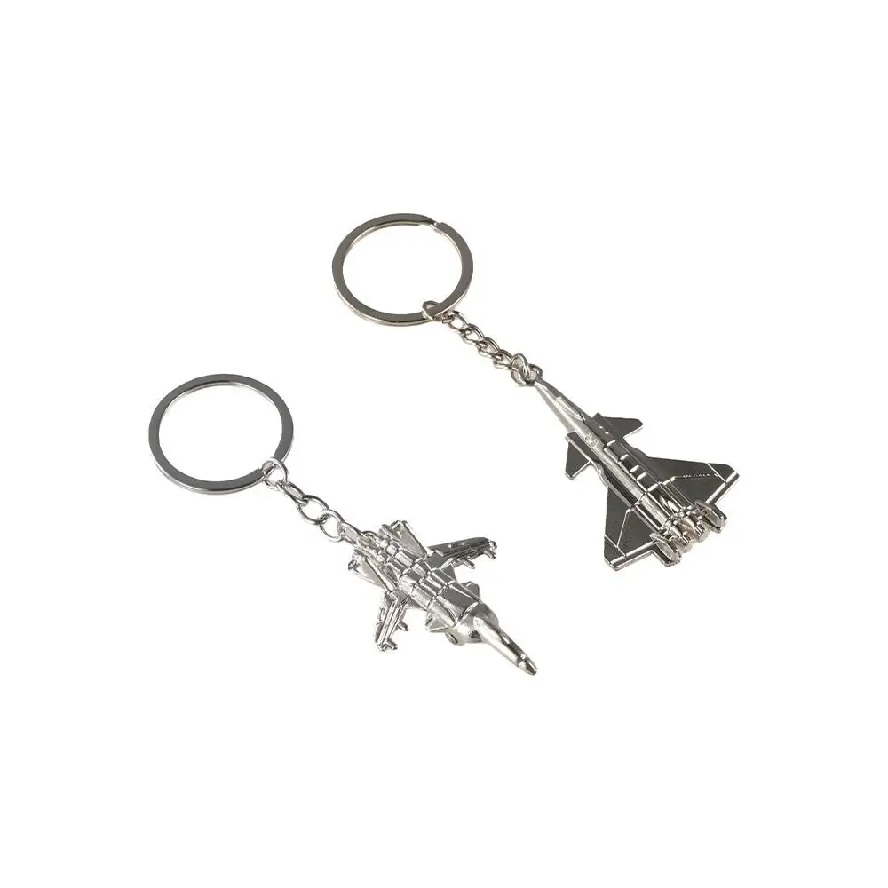 Keychains Gift 3D Aircraft Key Chain Metal Airplane Car Key Ring Cool Fighter Jet Plane Battleplane Keyring Car Key