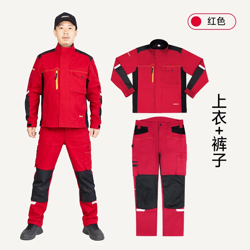 High quality reflective safety work clothes, suitable for both men and women, suitable for welding and automotive repair work