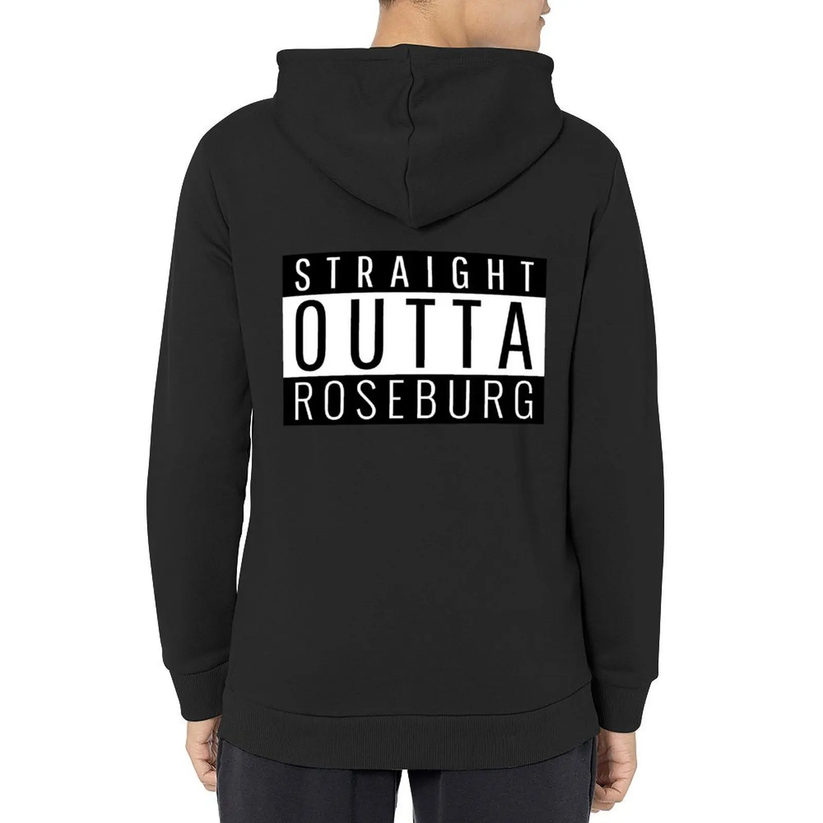 

Straight Outta Roseburg Oregon Hoodie korean autumn clothes blouse men's sweat-shirt aesthetic clothing hoodie men