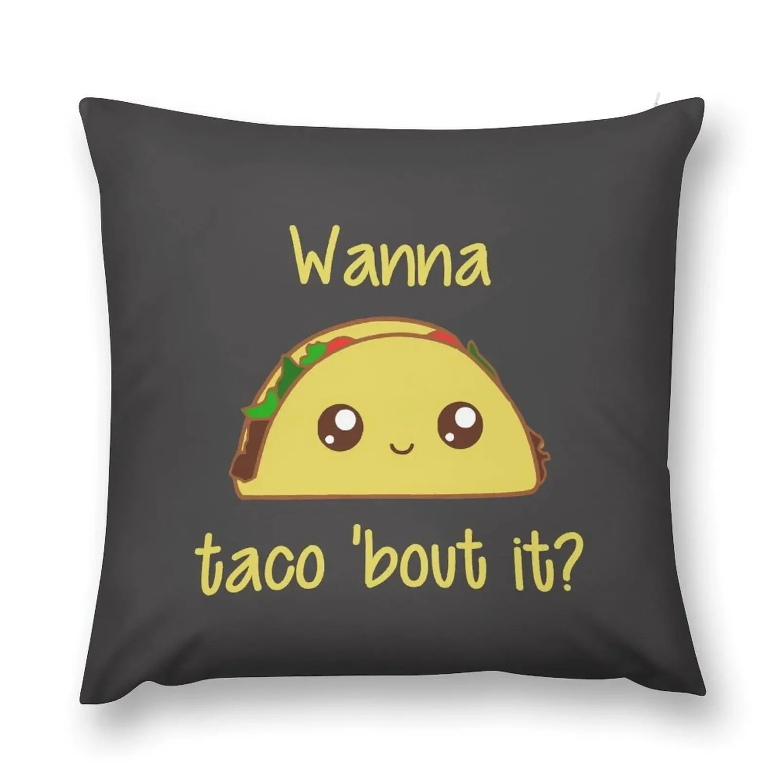 Wanna Taco 'Bout It? Throw Pillow pillow cover luxury christmas pillow case