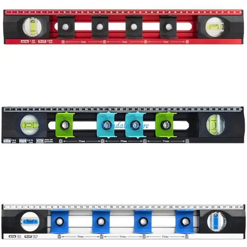 

U2JC Hole Position Level Ruler With Builtin Positioning Bubble For Carpentry Work