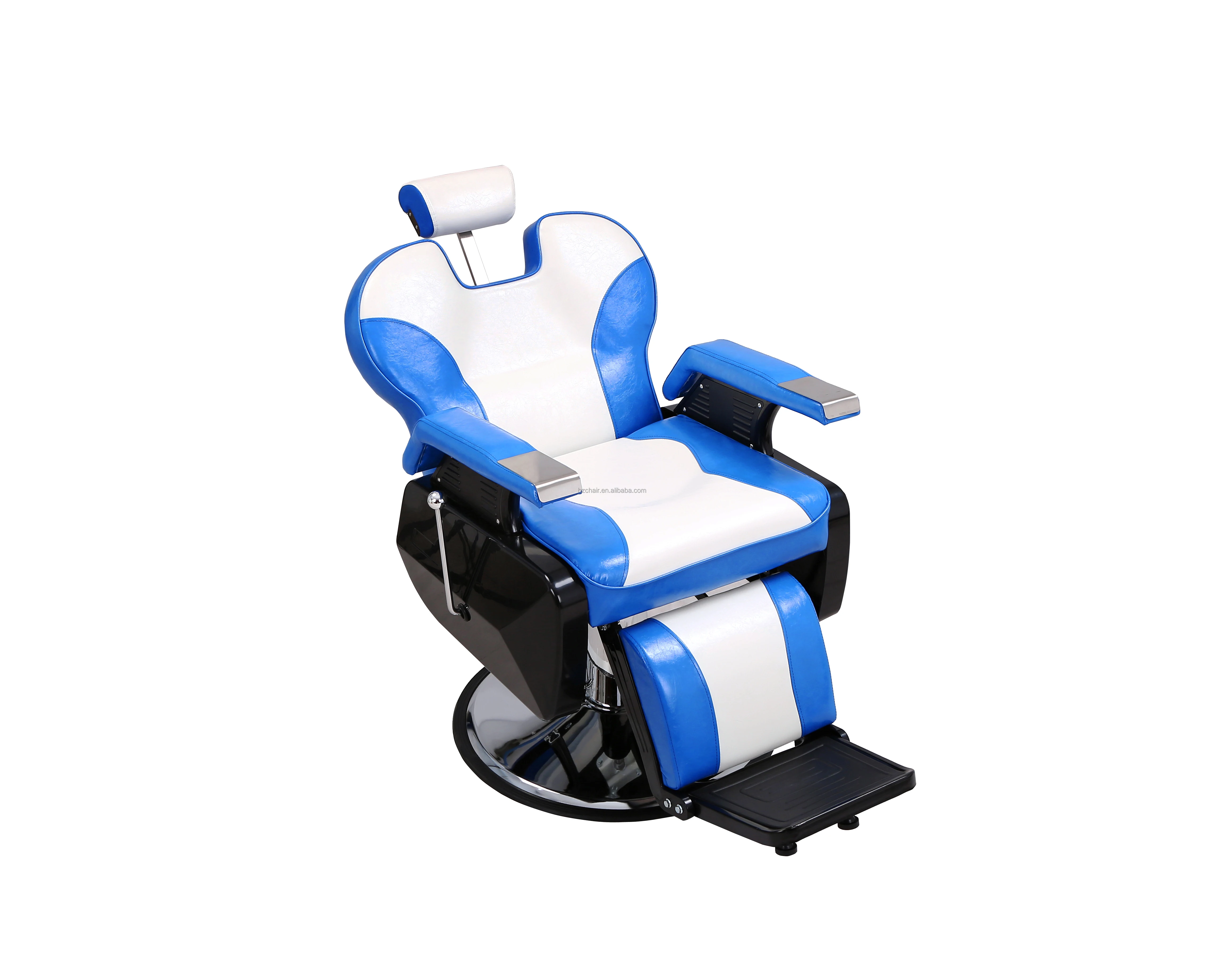 Neuer Stil Blau Weiß Friseurstühle Friseursalon Salonmöbel Friseurstuhl