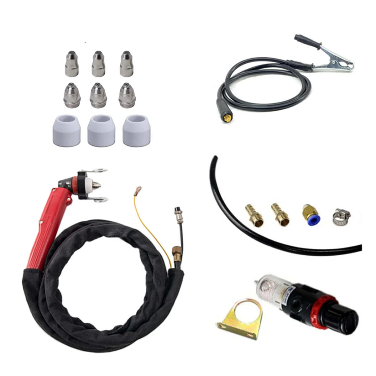 Accessori per macchine da taglio al Plasma CUT50 1-16mm 50A DC Inverter Air Plasma Cutter Pilot Arc Non Touch CNC compatibile 110/220V