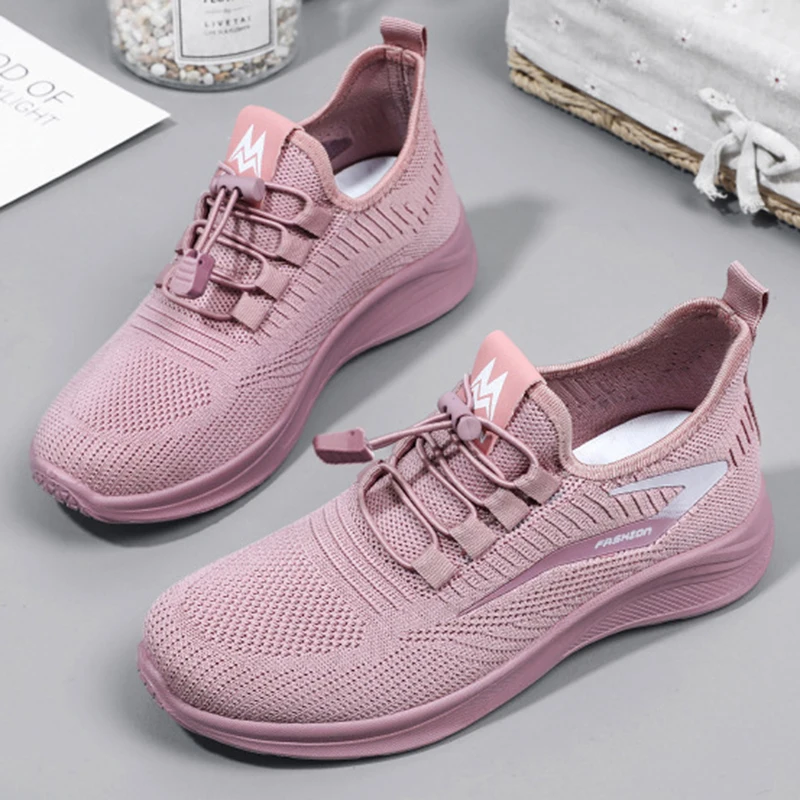 New Shoes Sneakers Summer Women Flat Shoes Ladies Trainers Sneakers For Women Breathable Footwear Shoes Woman