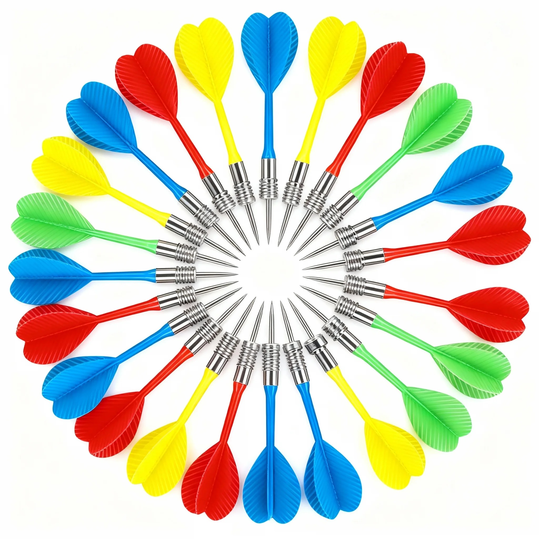 

12Pcs Magnetic Darts Safety Replacement Durable Plastic Wing Magnetic Darts Bullseye Indoor Game Toys Accessories Adults Kids