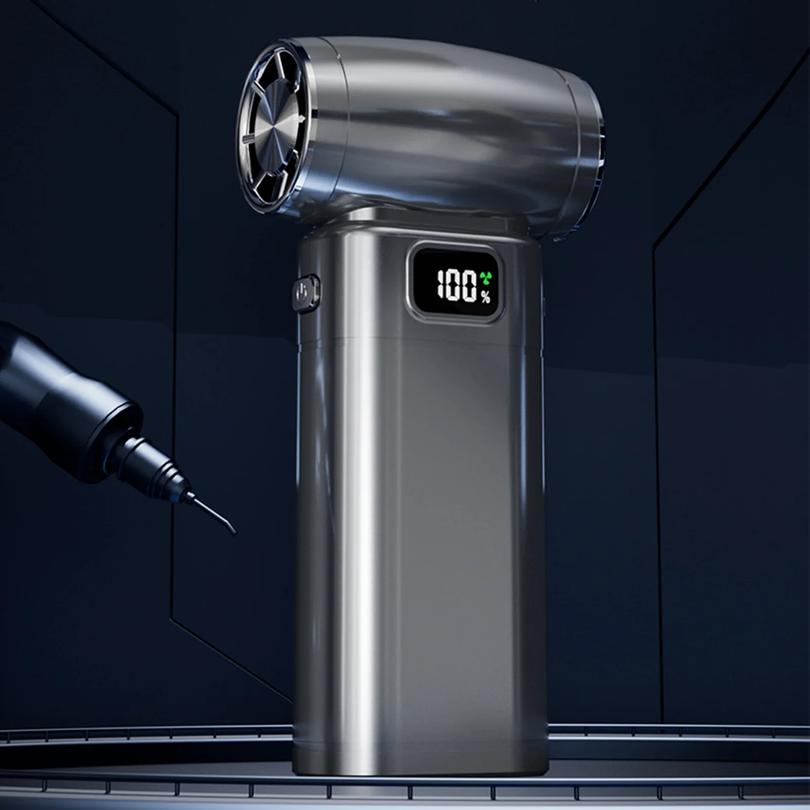 منفاخ هواء بمروحة عنيفة أمريكية بقدرة 6000 مللي أمبير في الساعة قابل لإعادة الشحن 90000 دورة في الدقيقة رقمية 6 سرعات قابلة للتعديل للمنزل