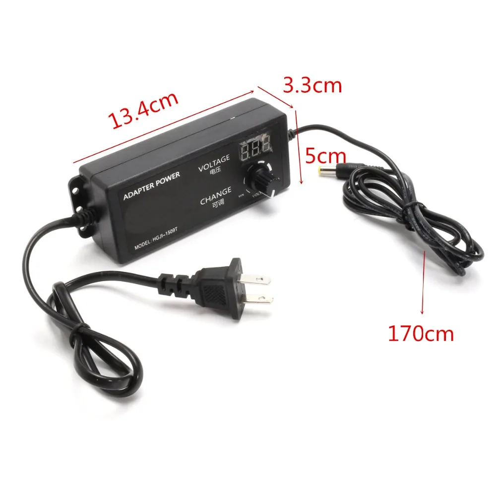 AC100V-240V to DC4V-24V Adjustable Voltage Adapter Digital Display Power Supply Universal 50/60HZ Adapter Overcharge Protection