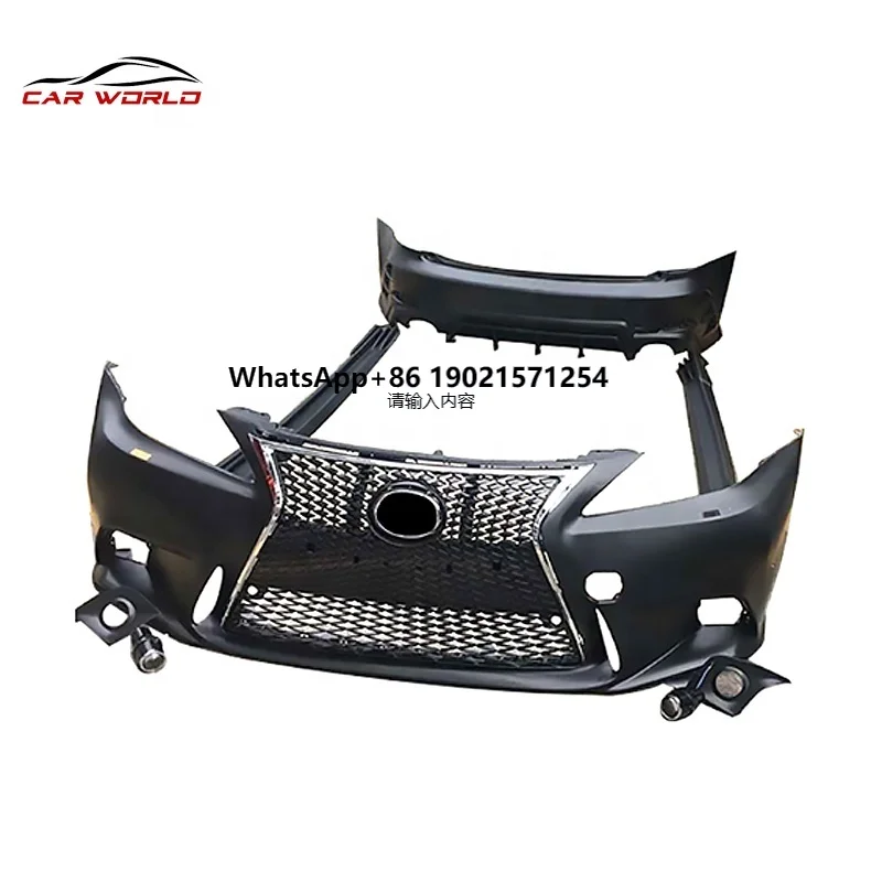 

For Lexus IS250 IS300 IS350 2006-2012 Change F-sport Front Bumper Rear Bumper Side Skirts Body KIt Auto Parts