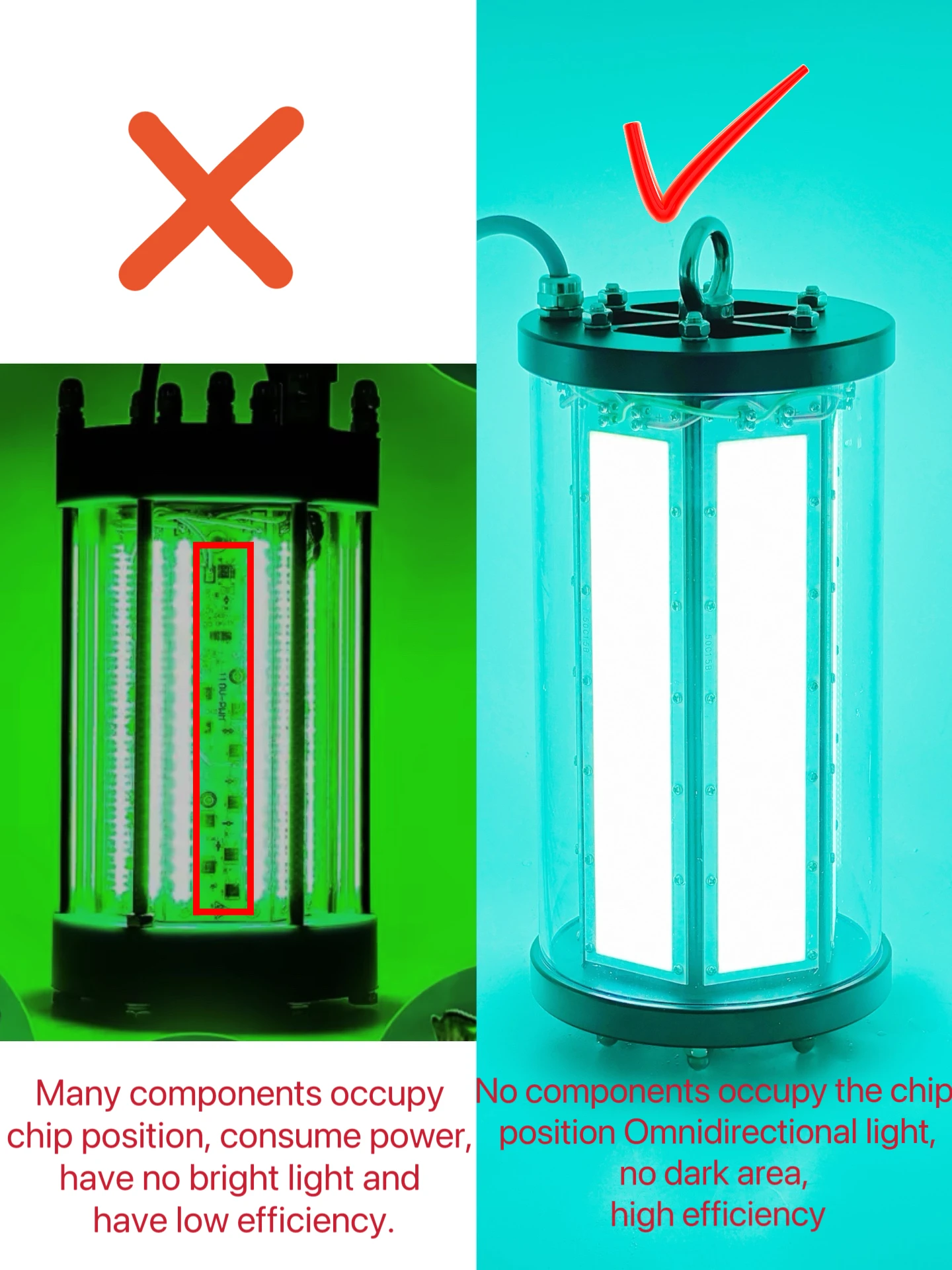 1000w Deep Sea Fishing Light with Remote Control Submersible Squid Octopus Attract