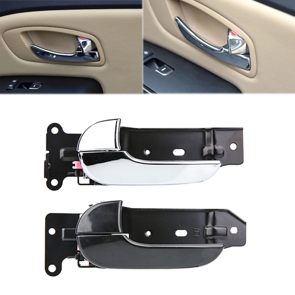 

Car Inner Door Handles Front Rear Left Right Door Handle Chrome For Kia Sedona 2002-2005 For carnival 0K53B58330BT 0K53B59330BT