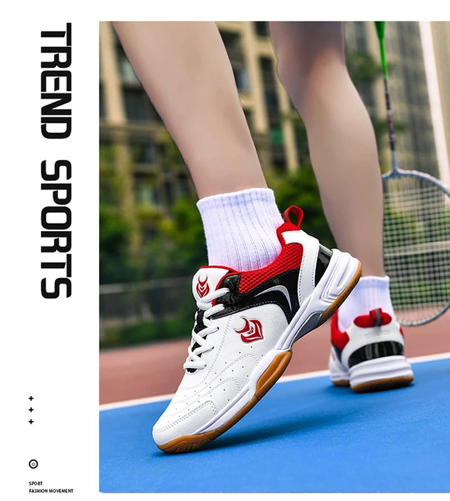 Herren-Badminton-, Tischtennis- und Volleyballschuhe, atmungsaktives Mesh-Material, Gummisohle, rutschfest, hinterlässt keine Spuren, Indoor-Sneaker für den Hallenbereich. – Detail 11