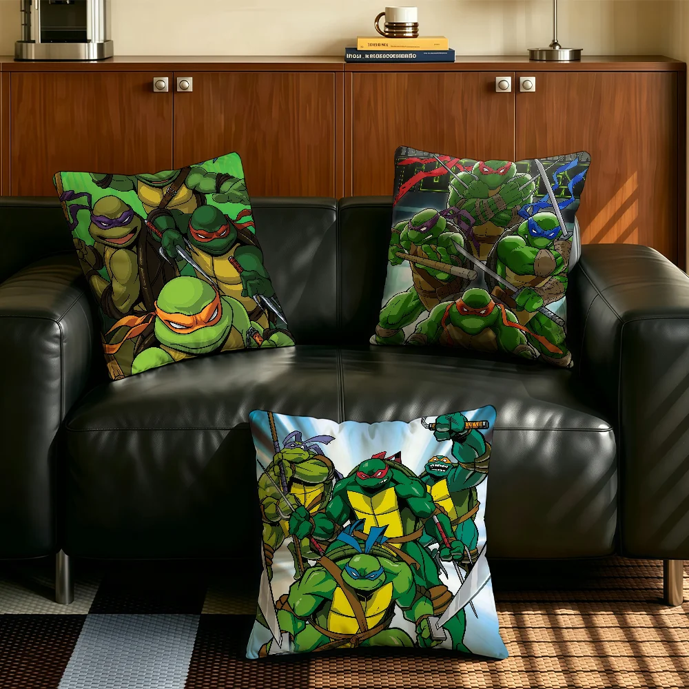 Game T-Teenage M-Mutant Ninja T-Turtles cushion cover Comfortable Decorative For Bedroom Living room Dormitory Picnic and
