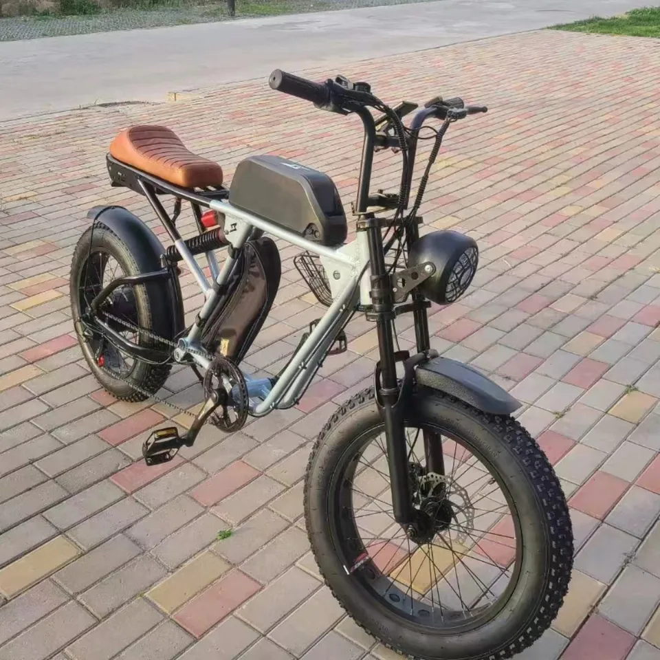 Hot Sale Super 73v Retro Chopper Fat Tire Electric Bike Stealth Bomber Electric Bike image 6