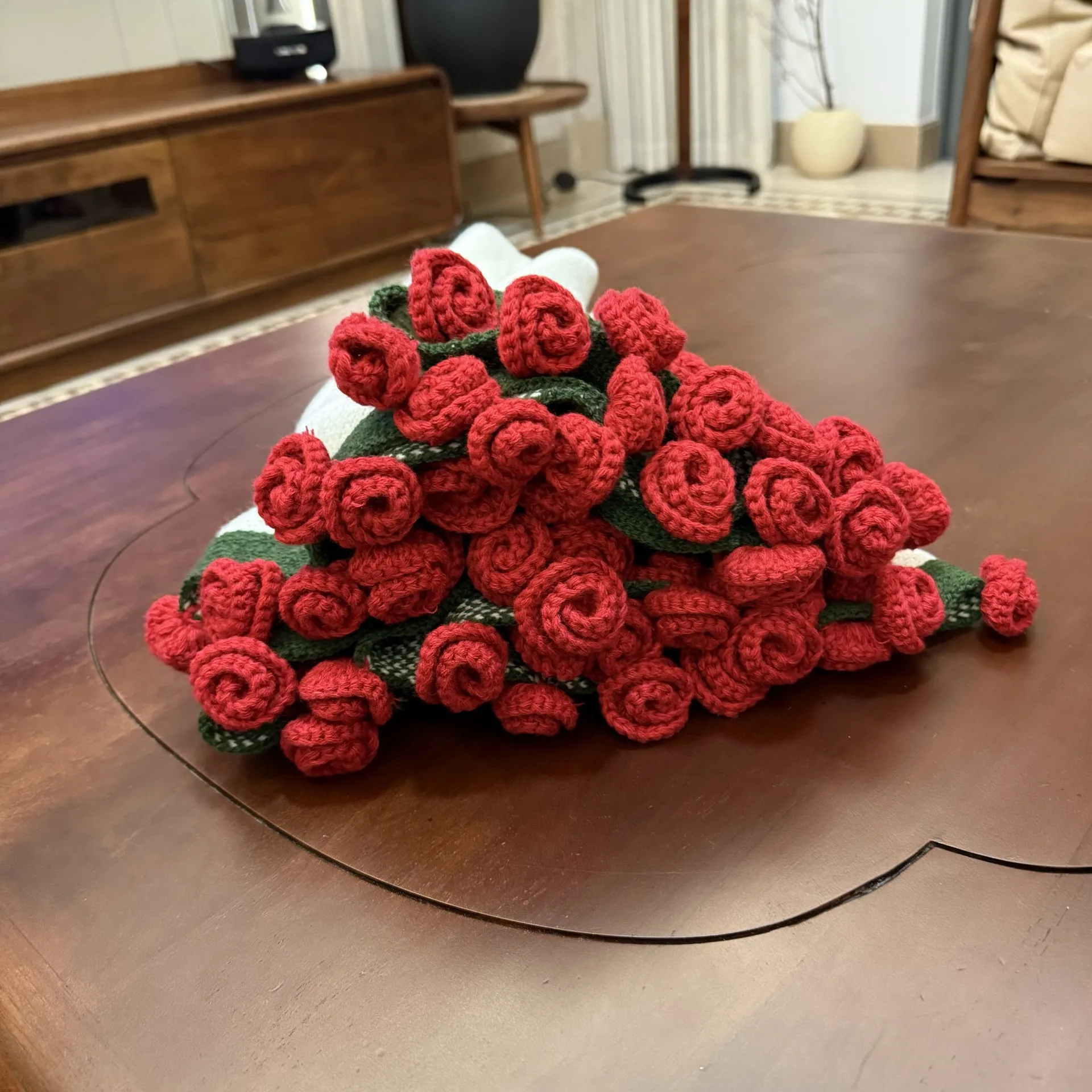 Imagen 4: Manta de ramo de rosas, mantas hechas a mano, accesorios de fotografía, manta creativa, manta diaria que cubre regalo de flores
