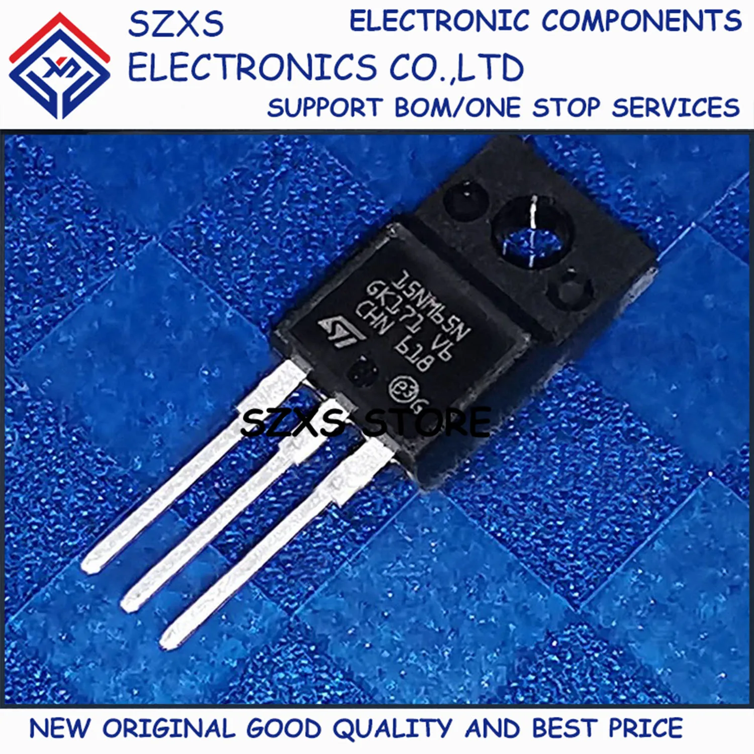 

New Original 10Pcs 15NM65N STF15NM65N TO-220F 650V 15.5A MOSFET Field Effect Transistor In Stock Good Quality