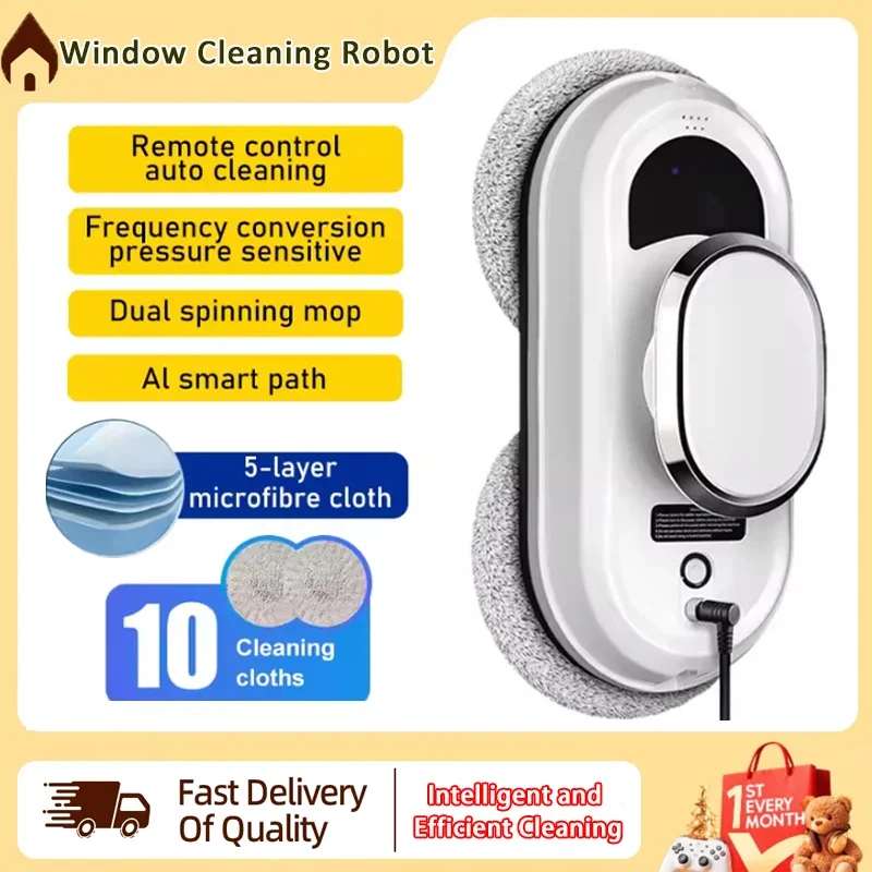 

Robot Window Cleaner Window Cleaning Robot Smart Home Robot Vacuum CleanerRemote Control Glass Cleaning Robots