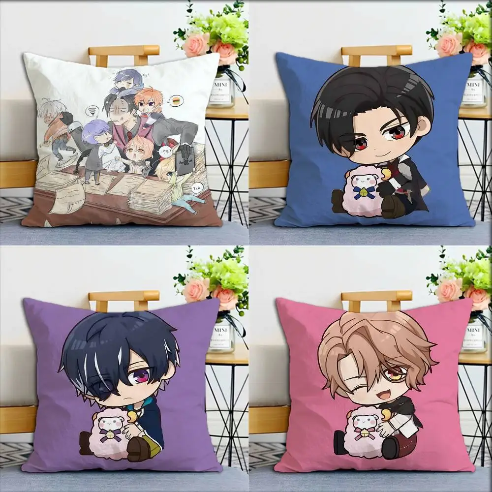 

CUTE Game O-Obey Me World Various Sizes Square Pillow Case For Car Home Bedchamber Decor