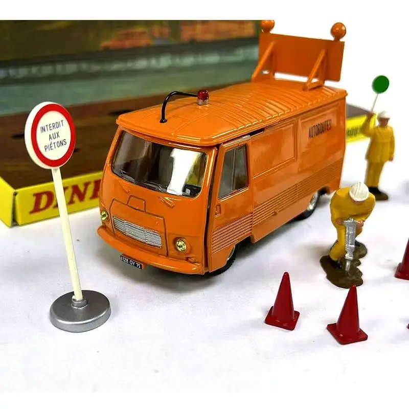 1:43 FOURGON PEUGEOT J7 DEPANNAGE AUTOROUTES Alloy Car Diecasts