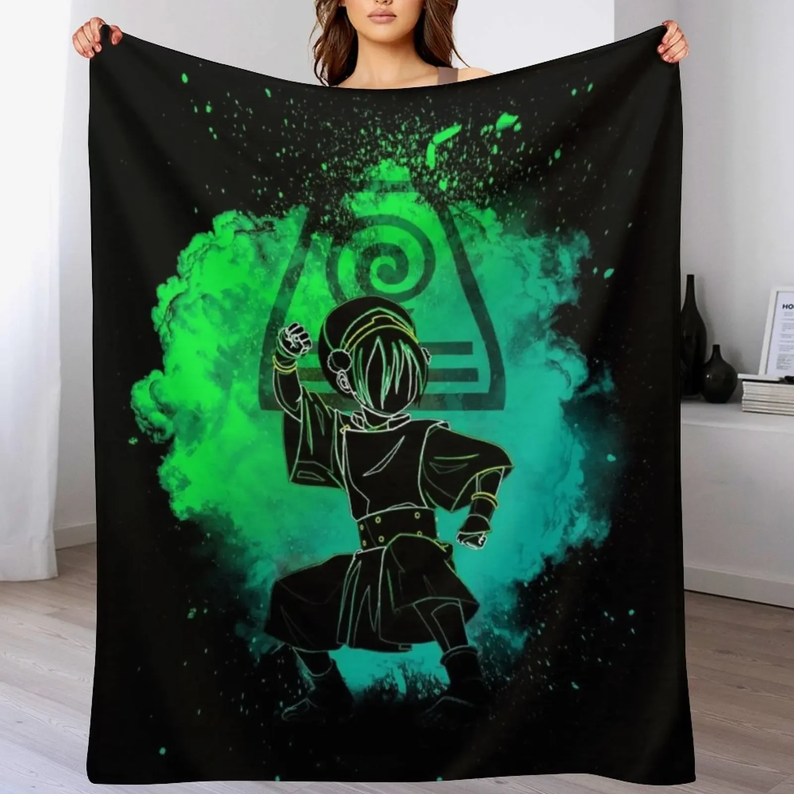 

Soul of the Earthbender Throw Blanket Lightweight Warm Blanket for Indoor Outdoor Use