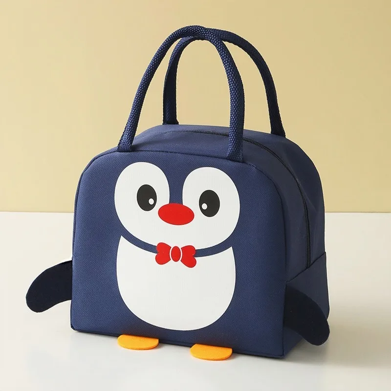 Cute Cartoon Handbag Waterproof Thermal Insulated Children Lunch Bag Portable Student Lunch Box Boys Girls Picnic Bento Bags 가방