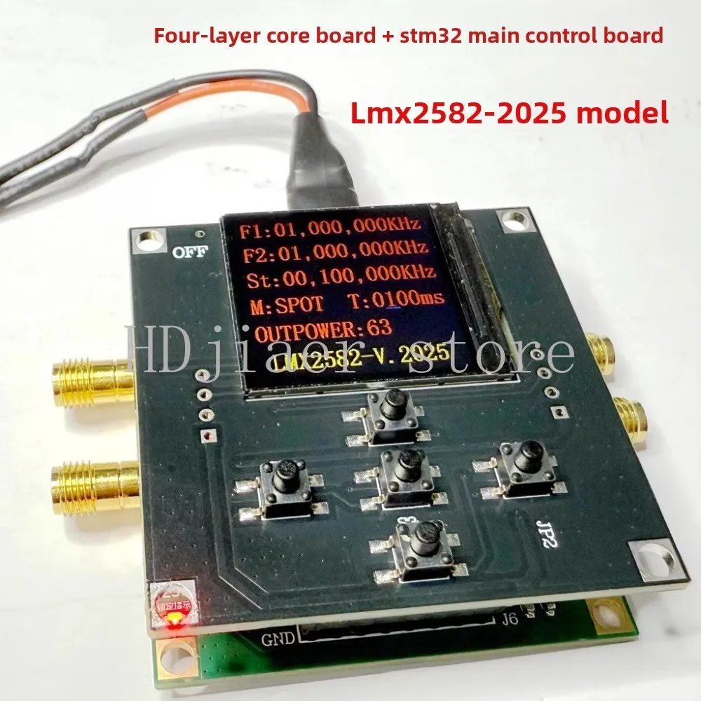 

2025 Version LMX2582 Frequency Source Module Phase-locked Loop Low Noise 20MHz-5.5GHz Broadband Output Supports Sweep Frequency