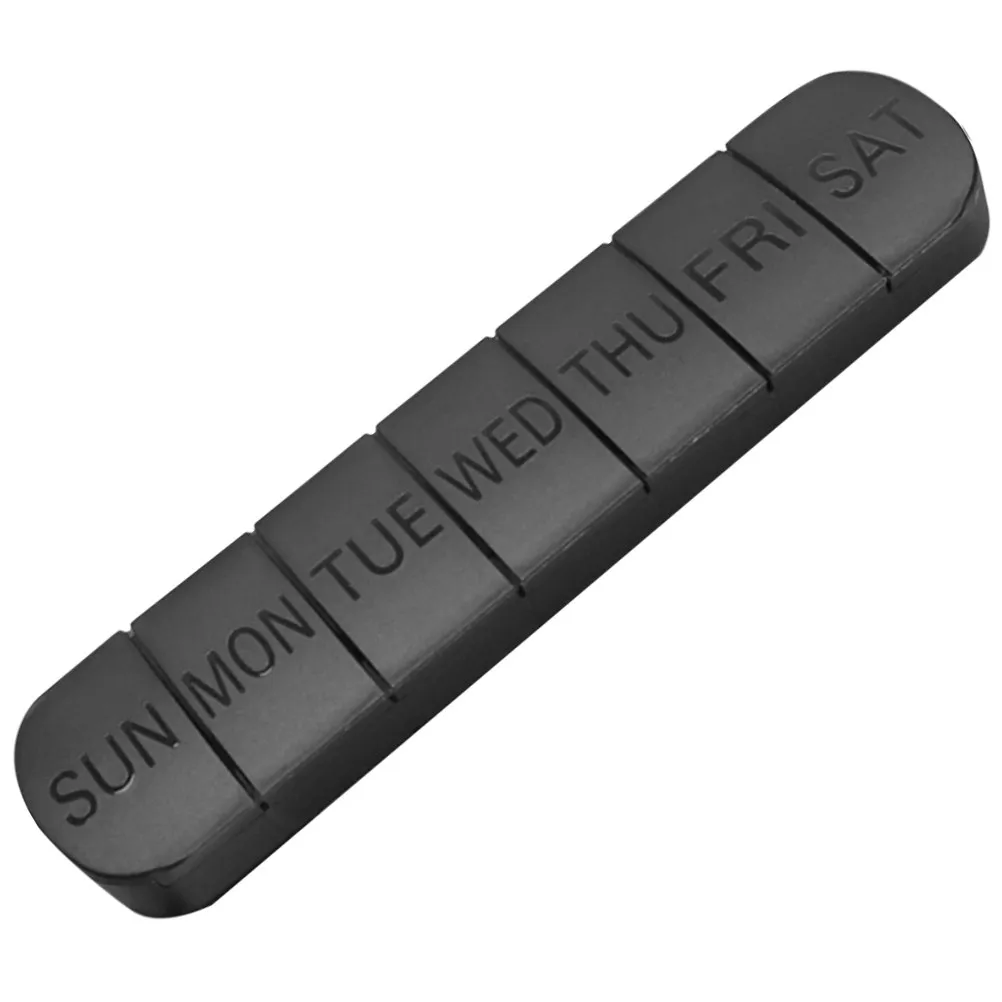 

Portable Lightweight PP Medicine Organizer Travel Pill Box Airtight Sealed Daily Weekly Vitamin Storage Case Small Reusable
