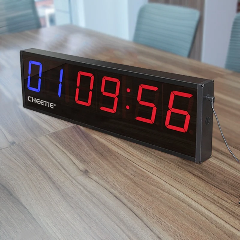 ساعة CHEETIE CP20 MMA الرقمية للملاكمة بتصميم جديد ومؤقت تدريب اللياقة البدنية مع شعار WOD مصنوع في المصنع الصيني #5