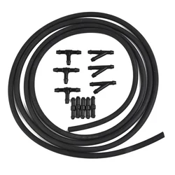 2Meter Car Windshield Wiper Washer Hose Car Wiper Blade Pipe Windshield Jet Spray Wiper Nozzle Water Hose Fluid Tube