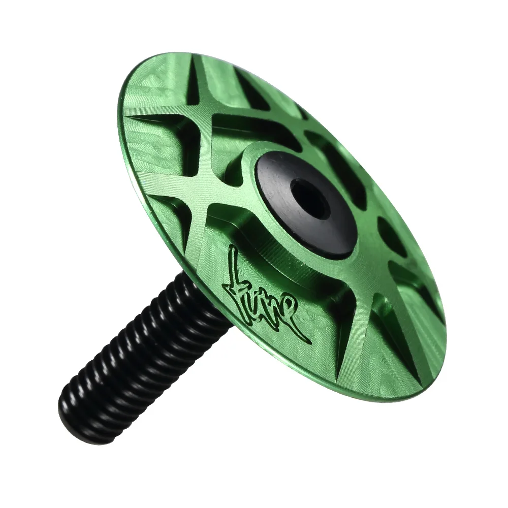 AliExpress RYET Aluminum 7075 Ahead-cap Super Light 5g Headset Top Cover Top-Cap CNC Machined TopCap Bolt Bike Stem Caps Bicycle Parts
