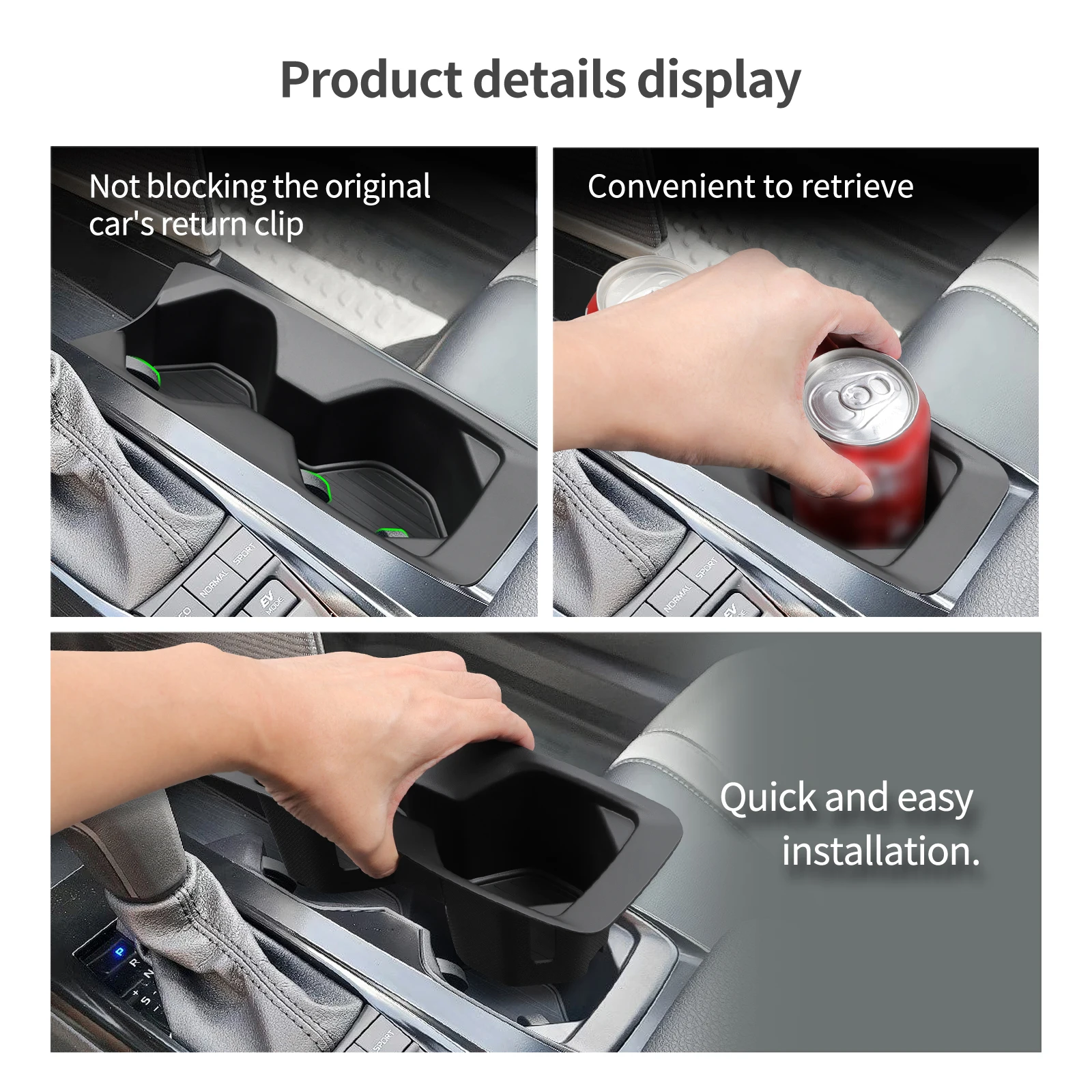 for Toyota Camry 2024 2025  Water Cup Holder US Version Central Control Drinks Holder Water Cup Tray Car Interior Accessories