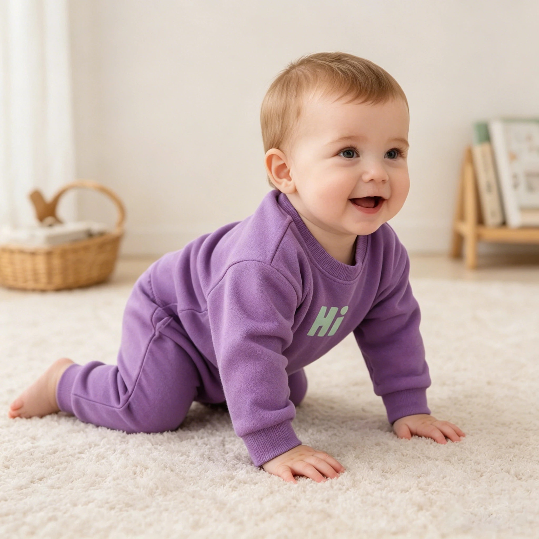 100% Cotton Baby & Toddler Sportswear Set – Breathable, Soft & Comfortable for Active Little Ones