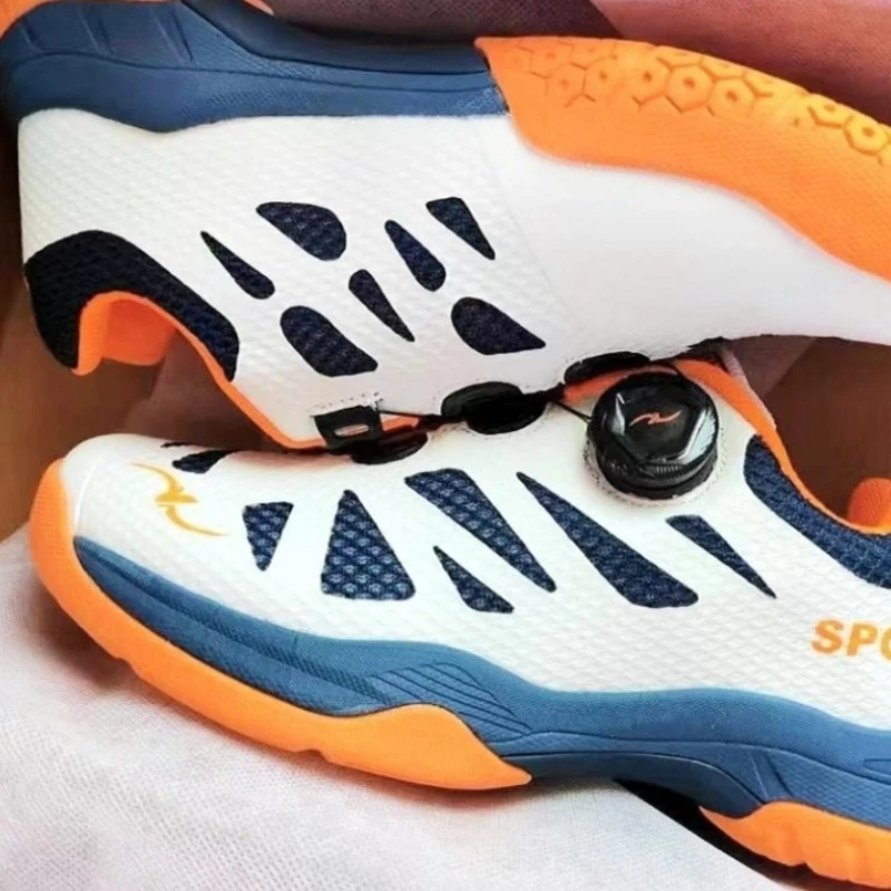 2026 Best Selling Badminton Mans Non-Slip Table Tennis Shoes Men Big Size 47 Tennis Shoes Men Top Quality Indoor Court Shoe Men