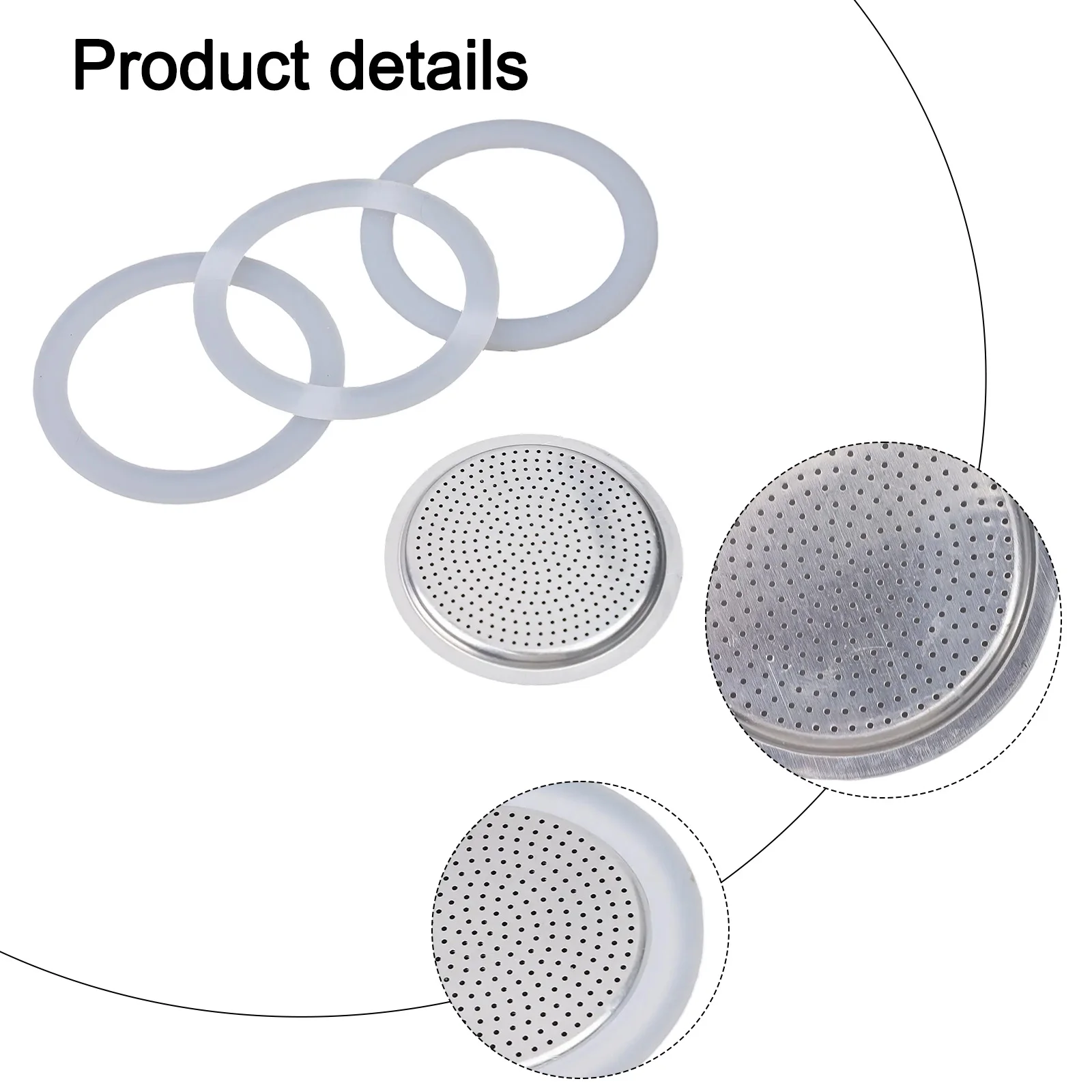 

Silicone Gasket Seals Espresso Maker Kit Optimal Espresso Flavor Regular Maintenance Solution For Espresso Brewing