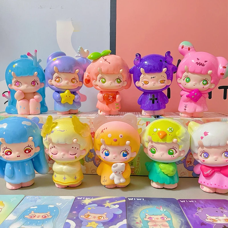 Wiwi Forest Inner World Series Blind Box Doll Cute Wiwi Girl Action Figure Surprise Bag Kawaii Mystery Box Ornament Toy Gifts