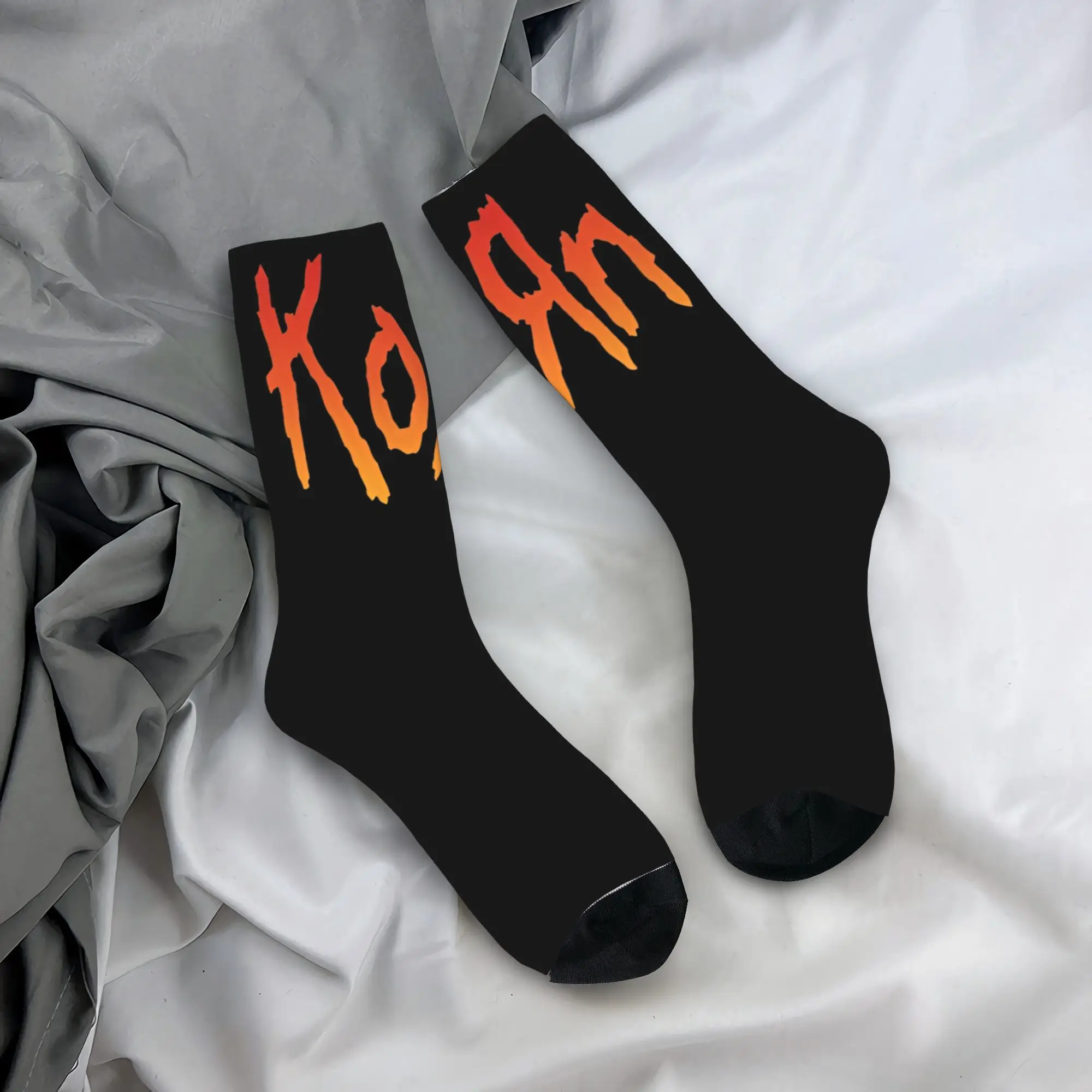 

Korn Band Socks Harajuku Stockings Men's Quality Cycling Socks Autumn Design Non-Slip Socks