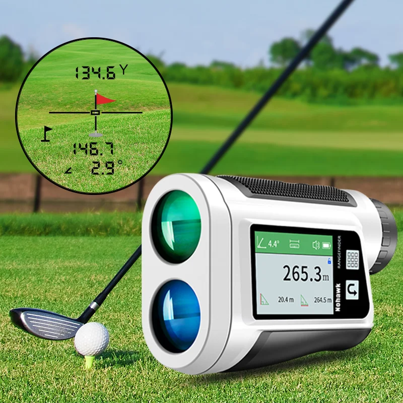 Golf  rangefinder 600m mini outdoor use smart range finder with screen and speaker