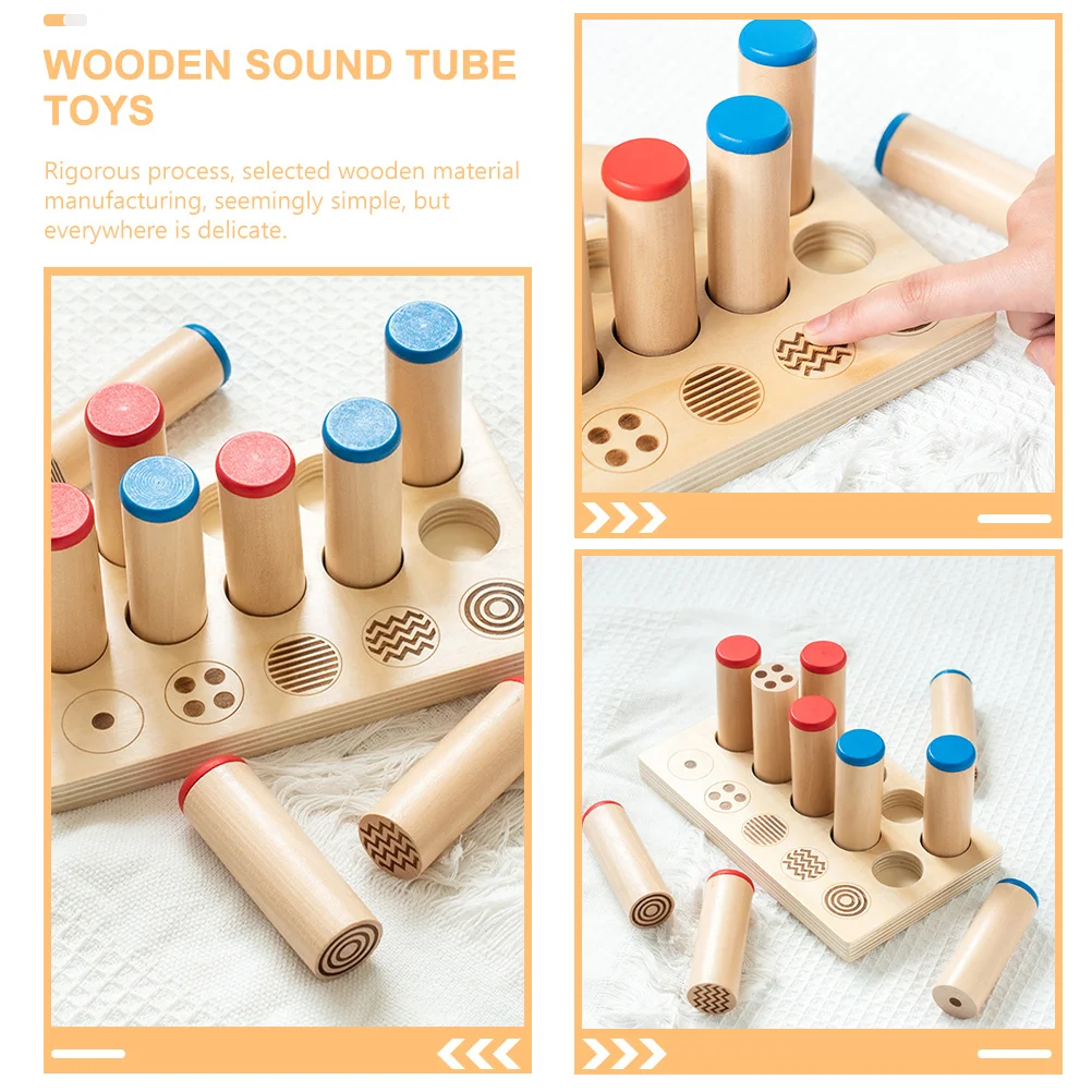 

1Set Canister Educational Wooden Plaything for Toddlers Sensory Enlightenment Thinking Skills Development