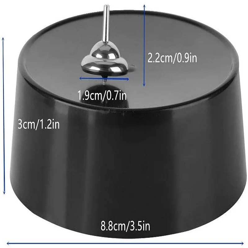 Wundervoller Kreisel, elektronischer Perpetuum-Motion, rotierender magnetischer Kreisel für Stunden, magnetisches Spielzeug, Heimdekoration für