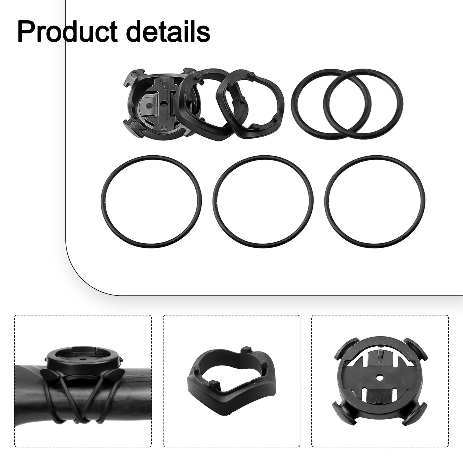 1 Set Bike Fixed Strap Computer Stand Strap Bracket For Walker For Blackbird Table For Garmin Table Base Fixing Silicone Parts