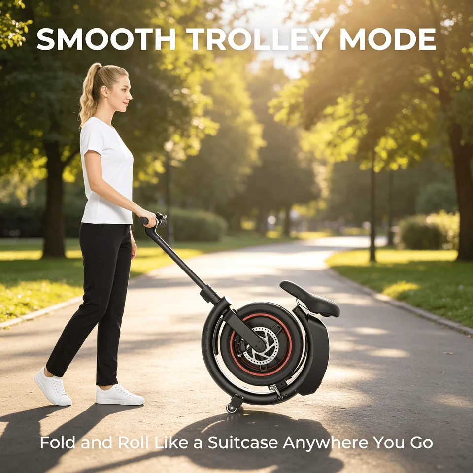 C2 Folding Electric Bike for Adults, 500W High‑Torque Hub Motor 36V 10Ah Lithium Battery, 25‑30 Miles Range, 14 Inch Urban Commuter E‑Bike with Disc Brake, Lightweight Foldable E‑Bicycle for City Travel image 4