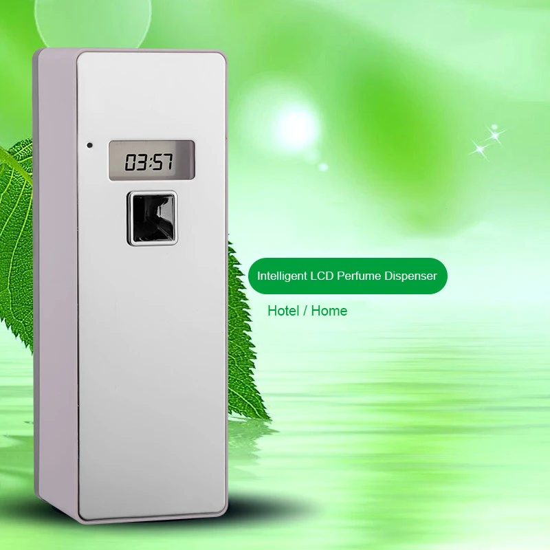 Lcd Automatische Aerosol Hotel Indoor Getimede Afstandsbediening Geur Spuit Parfum Inductie Spuitmachine