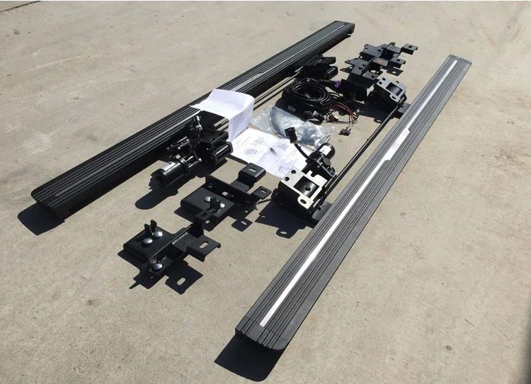 

aluminium Folding Steps Deployable Side Pedals Electric auto side steps running boards for Ben-z GLC GLB GLS GLE